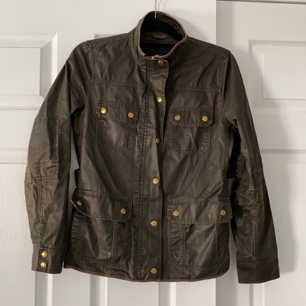 J. Crew Downtown Field Jacket in Green